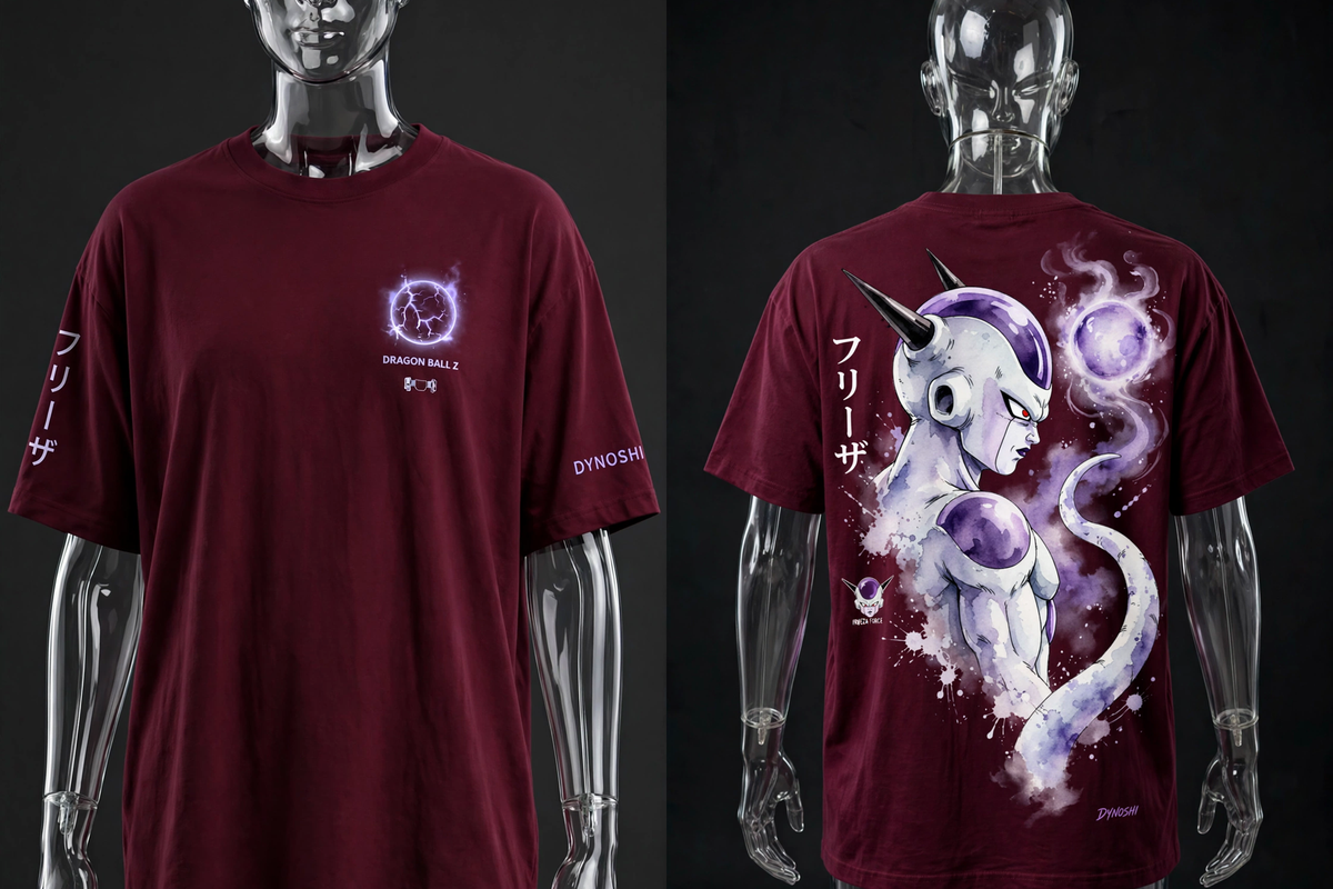 Frieza - Emperor's Gaze Portrait - Premium Oversized Anime T-Shirt - DYNOSHI