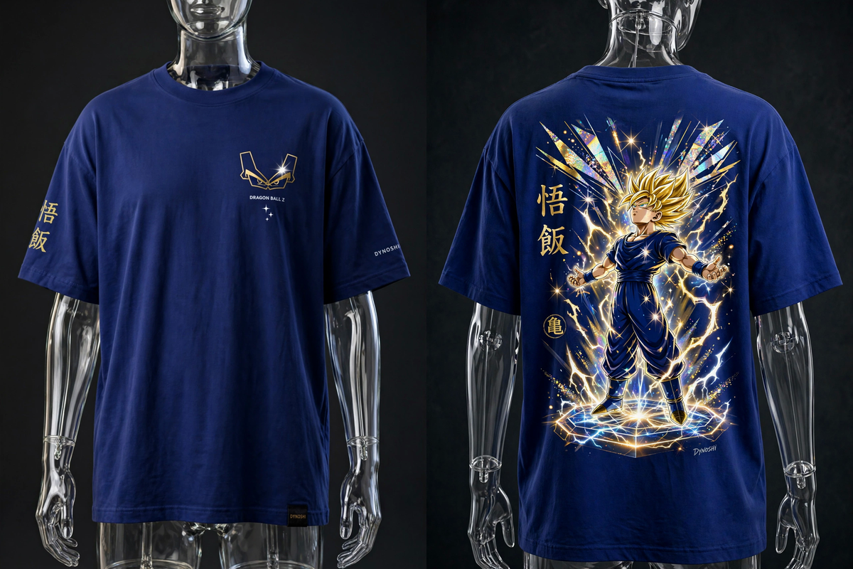 Gohan - Ultimate Ascension - Premium Oversized Anime T-Shirt - DYNOSHI