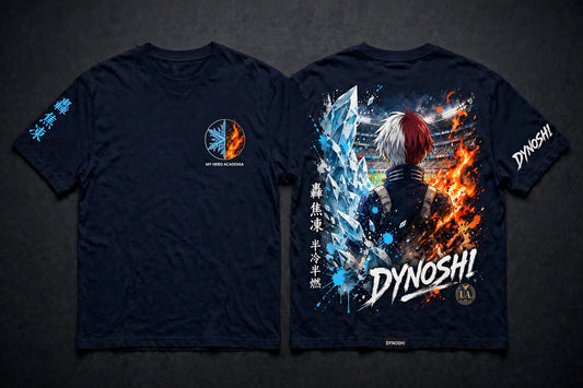 Shoto Todoroki - Premium Oversized Anime T-Shirt - DYNOSHI