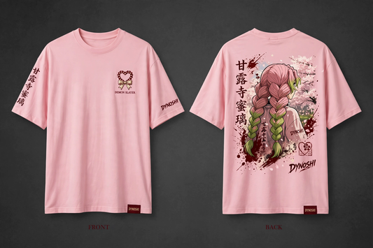 Mitsuri Kanroji - Premium Oversized Anime T-Shirt - DYNOSHI