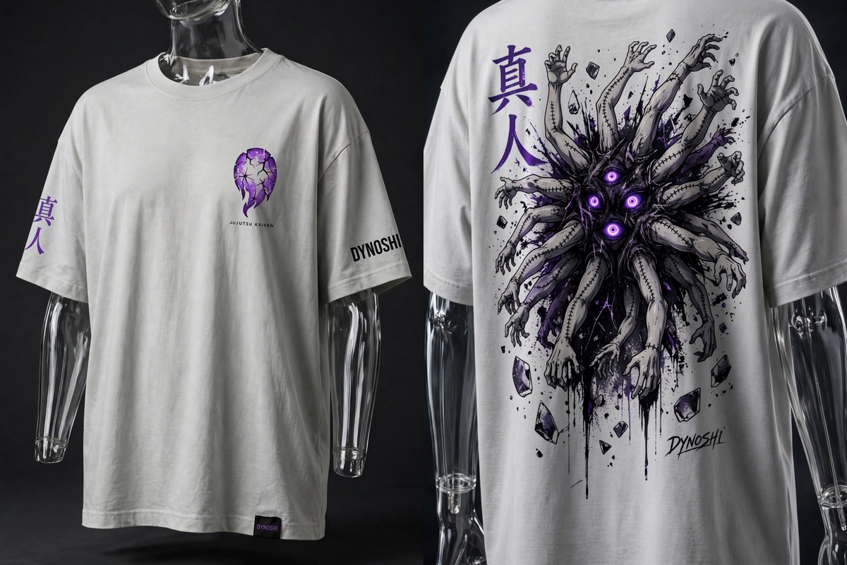 Mahito - True Form Awakening - Premium Oversized Anime T-Shirt - DYNOSHI