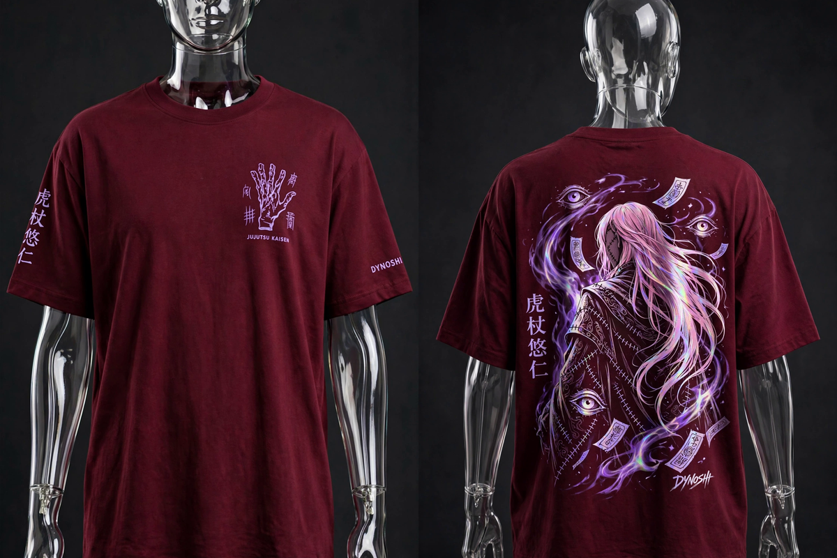 Yuji Itadori - King of Curses Awakened - Premium Oversized Anime T-Shirt - DYNOSHI