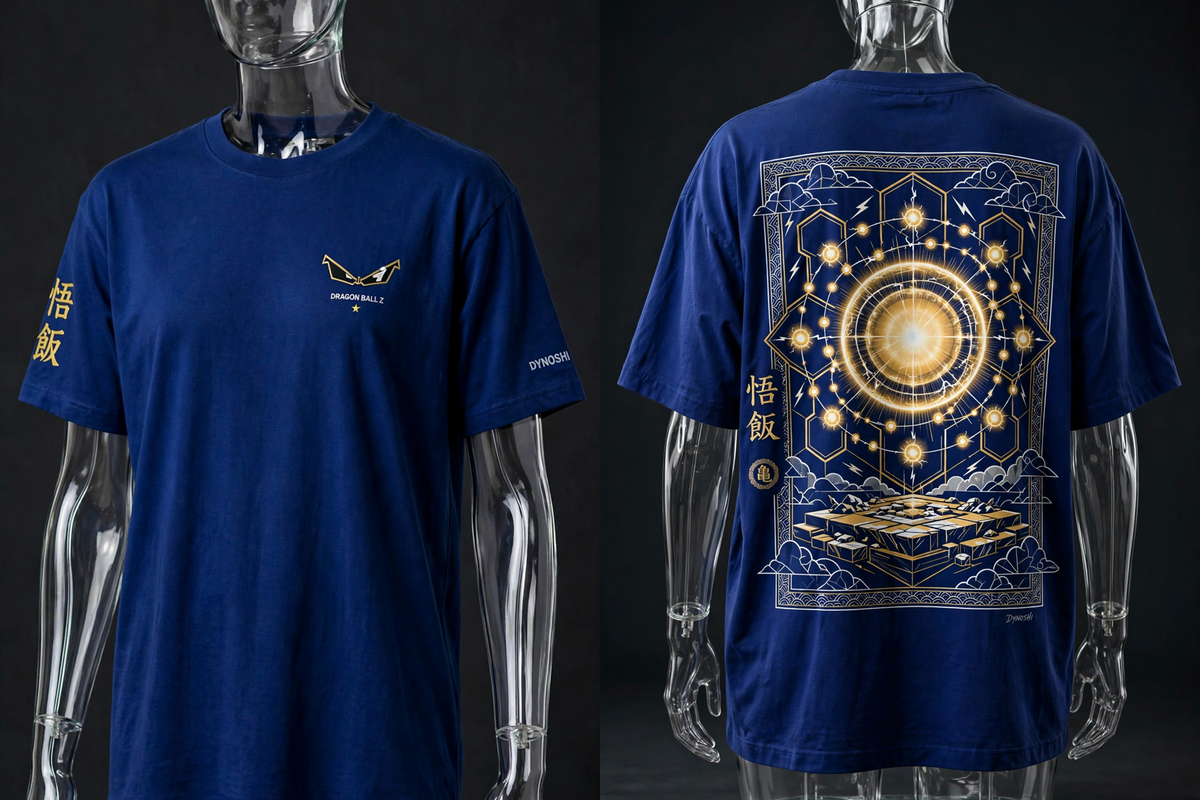 Gohan - Power Orb Monument - Premium Oversized Anime T-Shirt - DYNOSHI