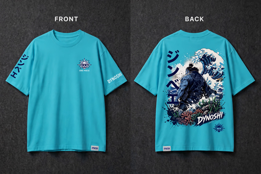 Jinbe - Premium Oversized Anime T-Shirt - DYNOSHI