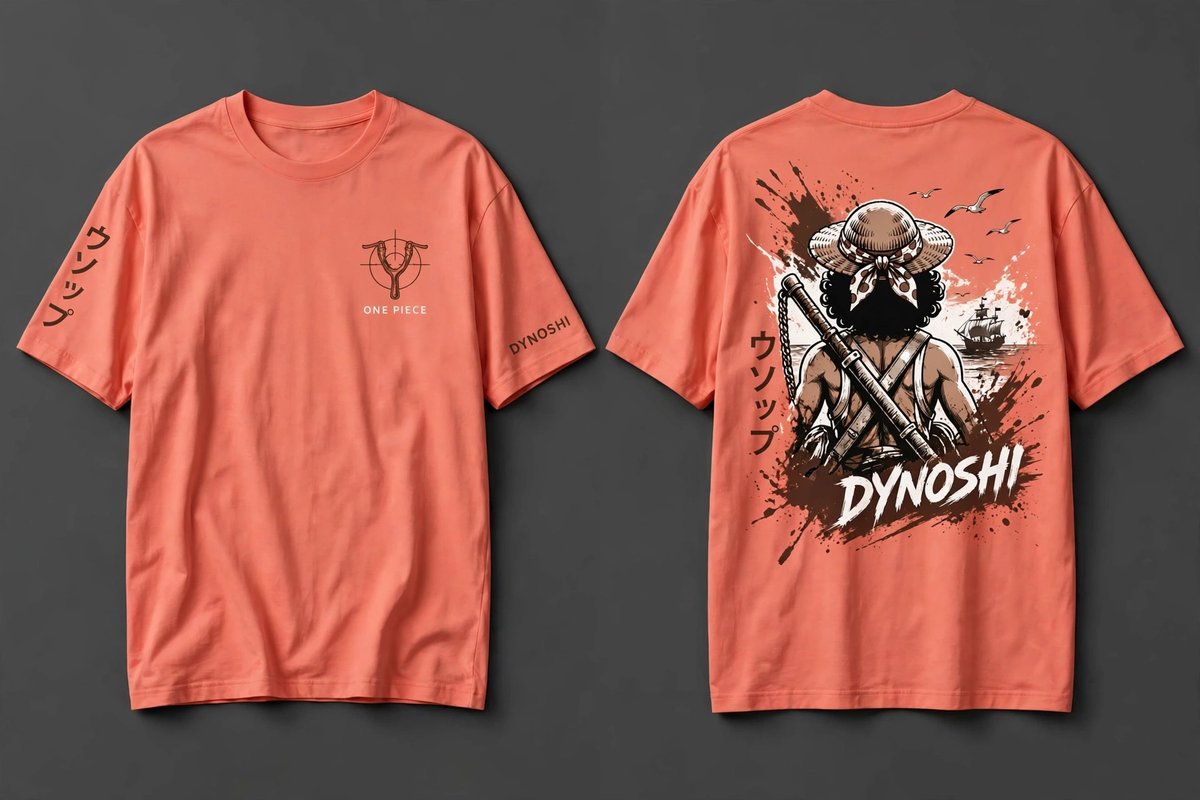 Usopp - Premium Oversized Anime T-Shirt - DYNOSHI