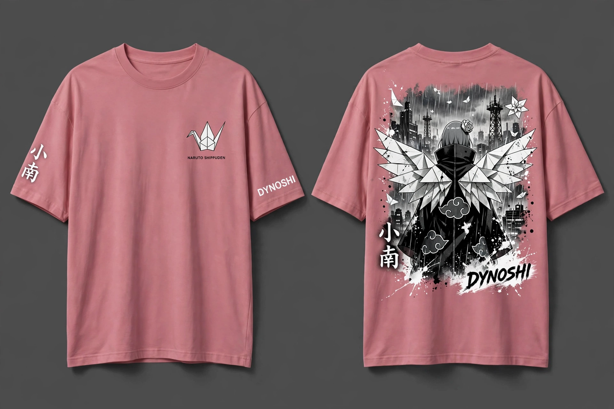Konan - Premium Oversized Anime T-Shirt - DYNOSHI