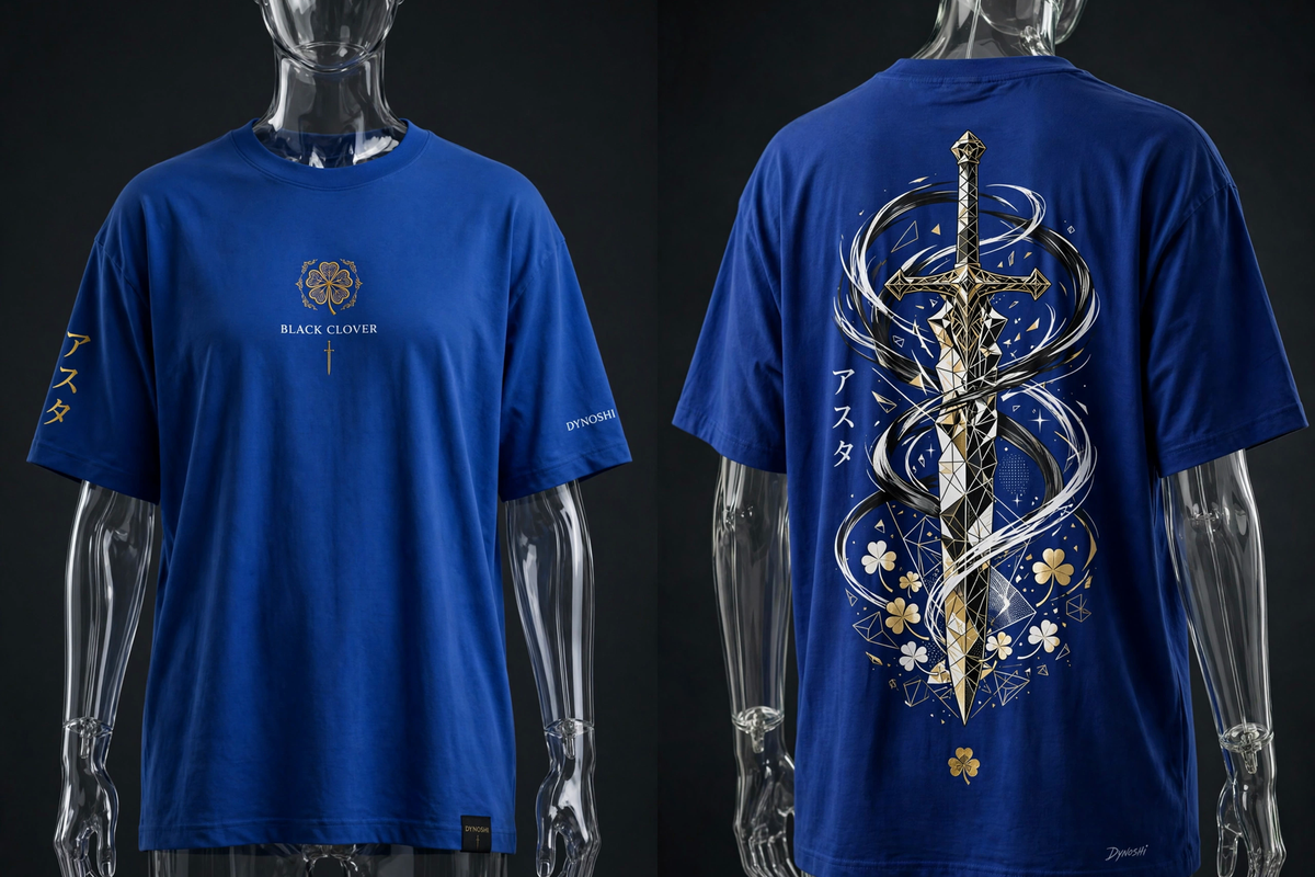 Asta - Sword Monument - Premium Oversized Anime T-Shirt - DYNOSHI
