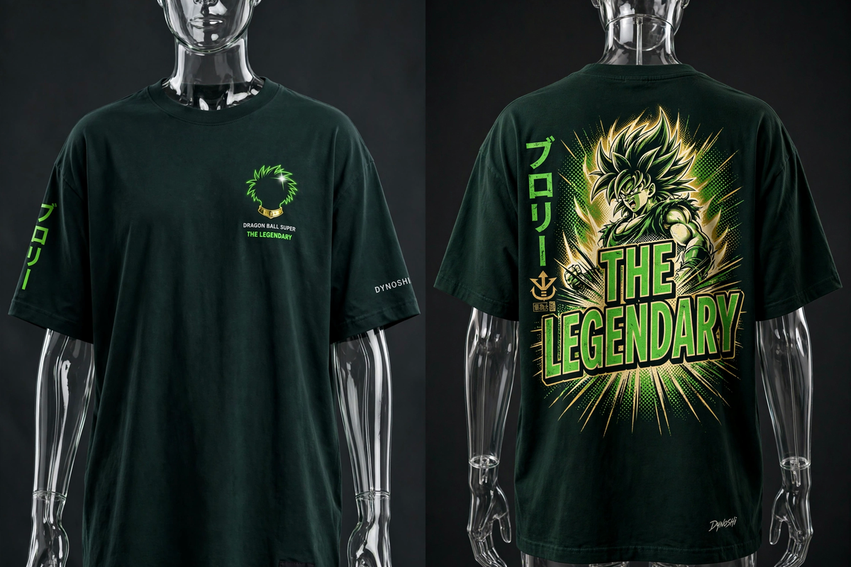 Broly - The Legendary Mantra - Premium Oversized Anime T-Shirt - DYNOSHI