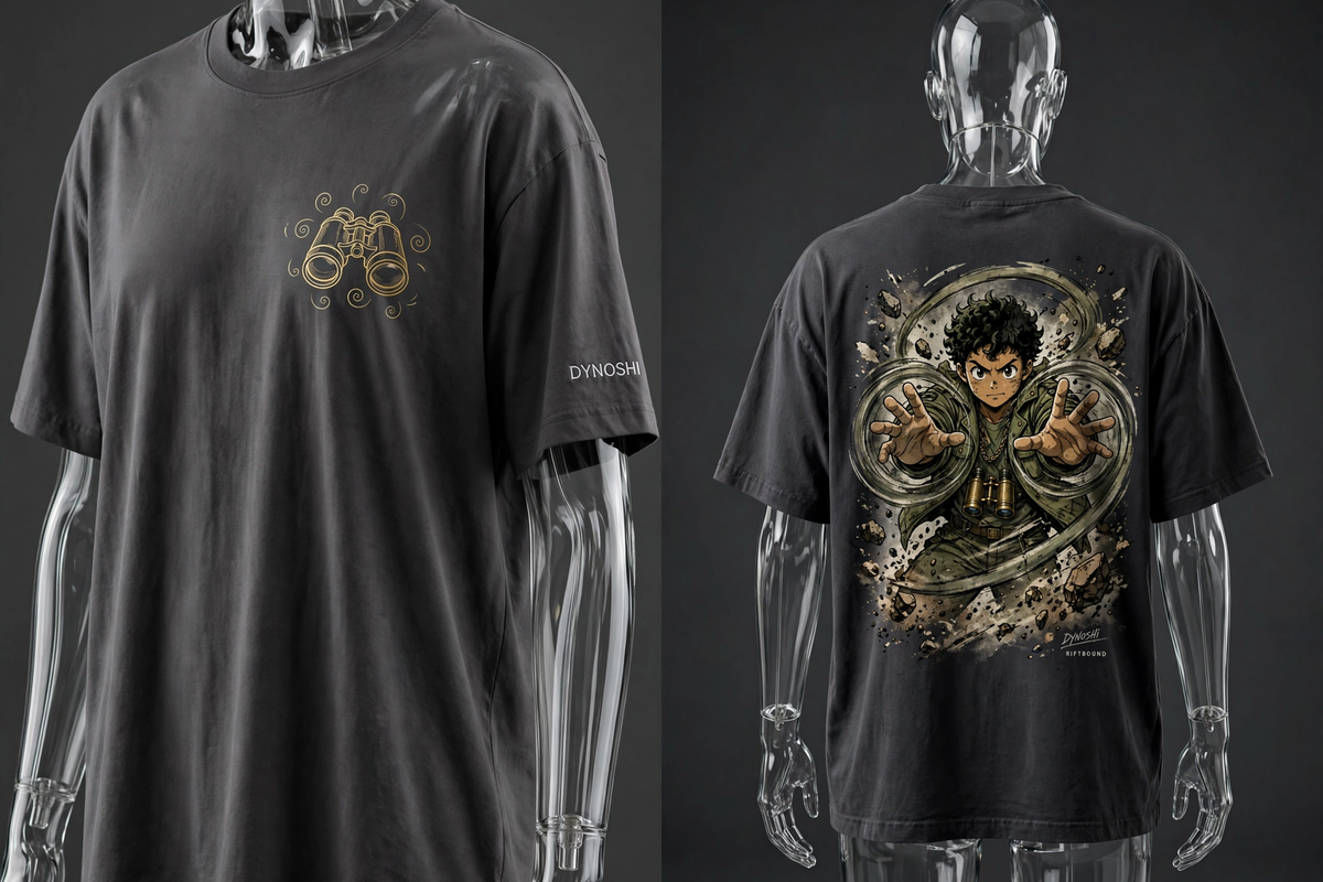 Tovan - Wind Gust - Premium Oversized Anime T-Shirt - DYNOSHI