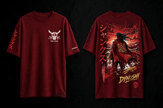 Shanks - Premium Oversized Anime T-Shirt - DYNOSHI