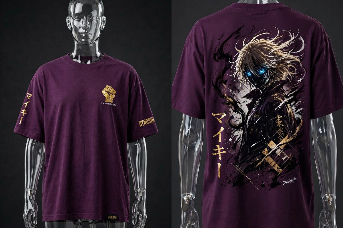 Mikey - Dark Impulse Form - Premium Oversized Anime T-Shirt - DYNOSHI
