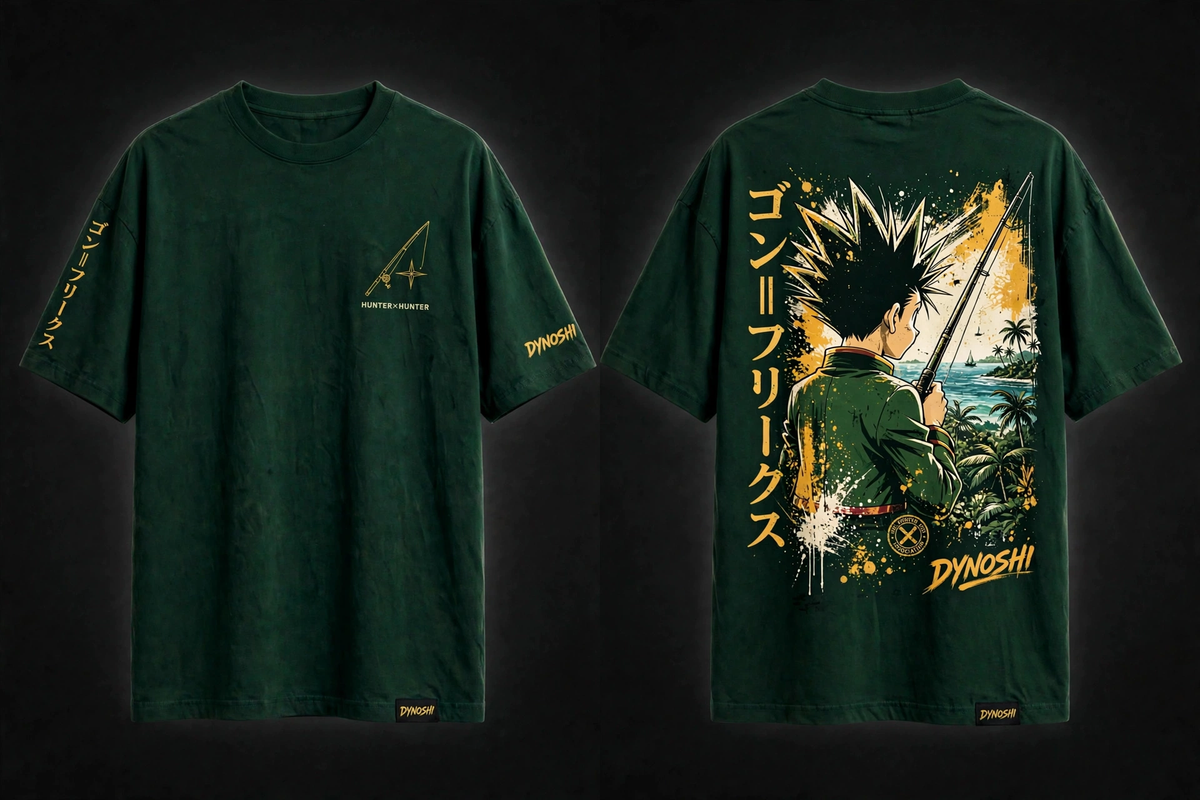 Gon Freecss - Premium Oversized Anime T-Shirt - DYNOSHI
