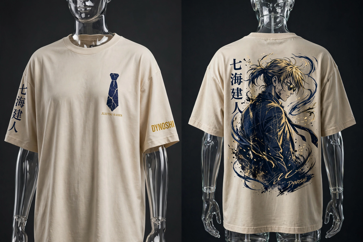Nanami Kento - Overtime Form - Premium Oversized Anime T-Shirt - DYNOSHI