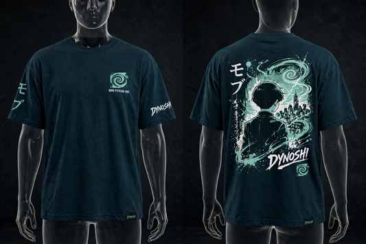 Mob - Premium Oversized Anime T-Shirt - DYNOSHI
