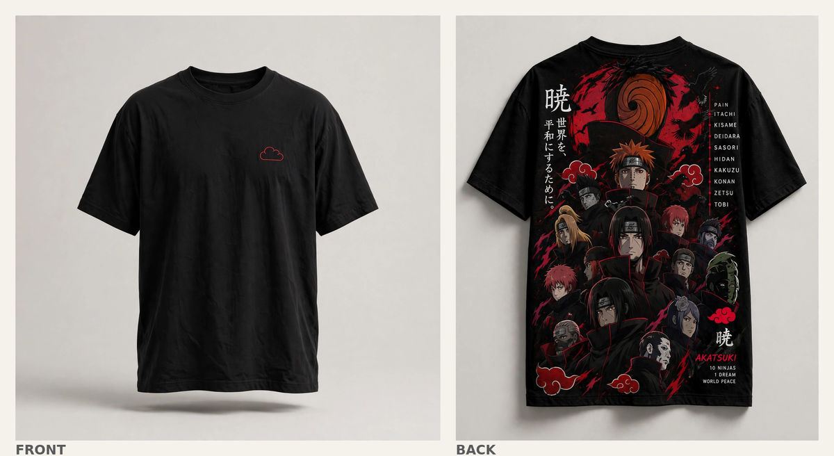 Akatsuki - Front and back