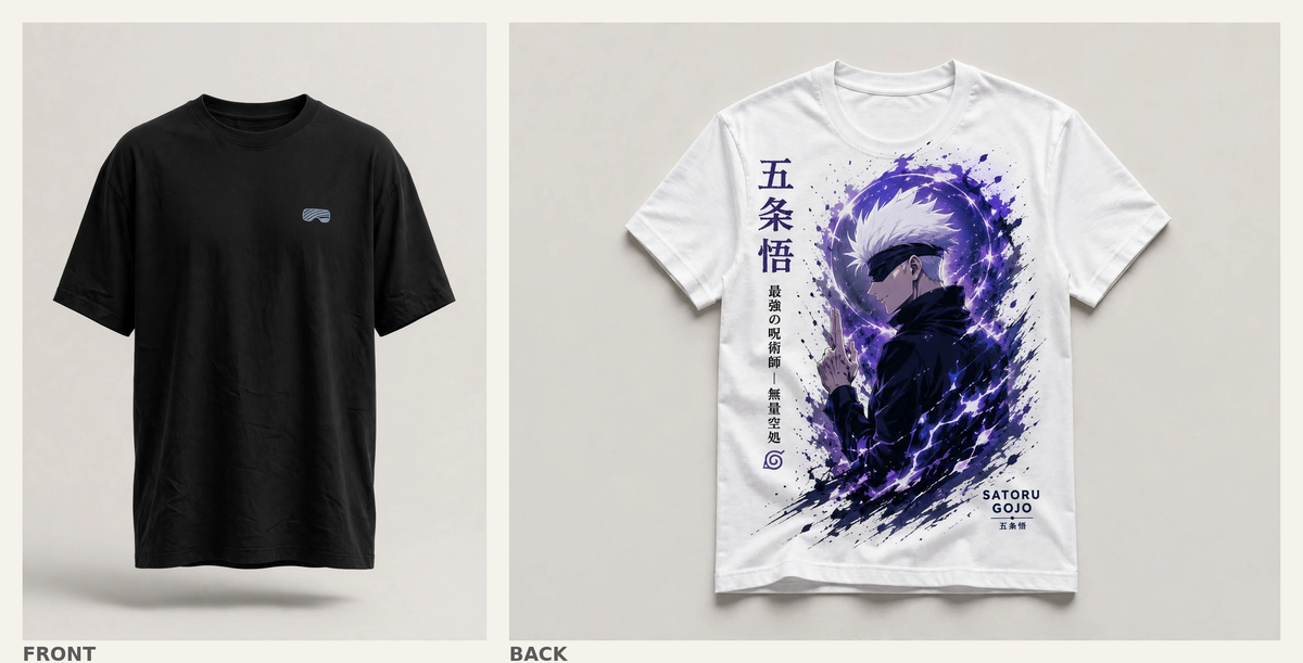 Satoru Gojo - Front and back