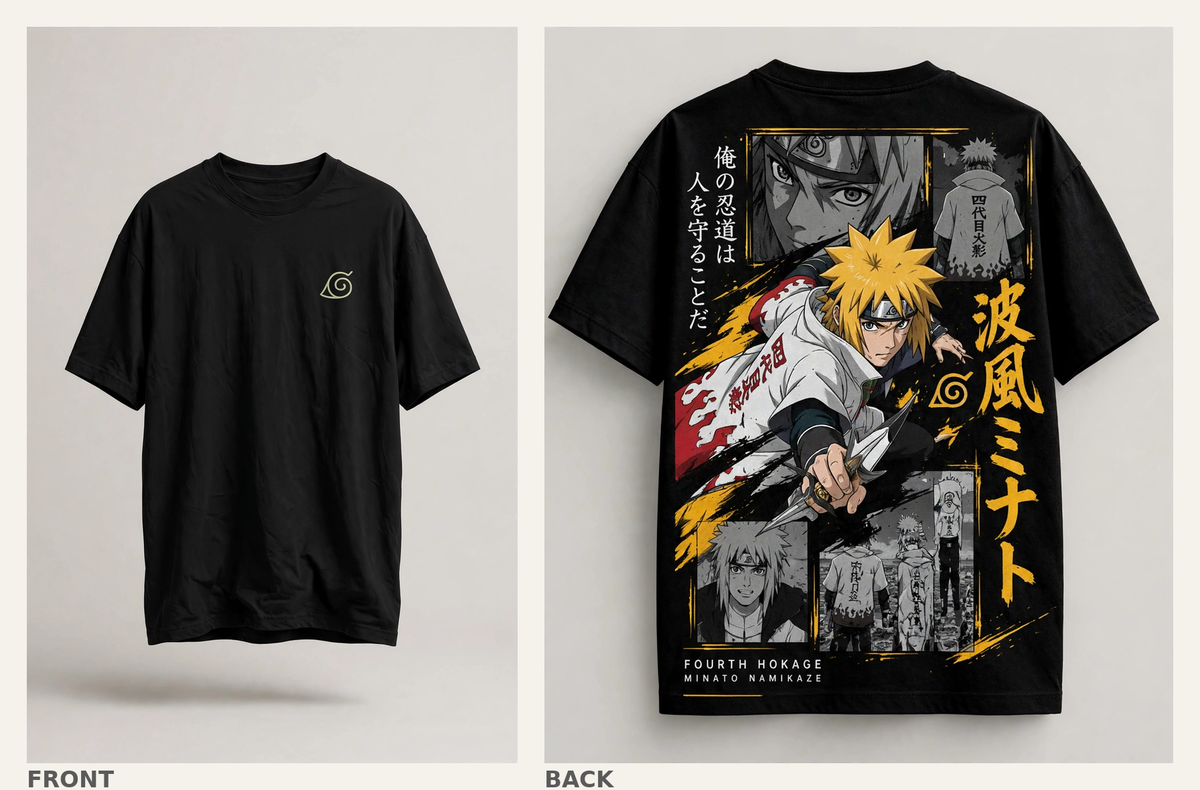 Minato Namikaze - Front and back