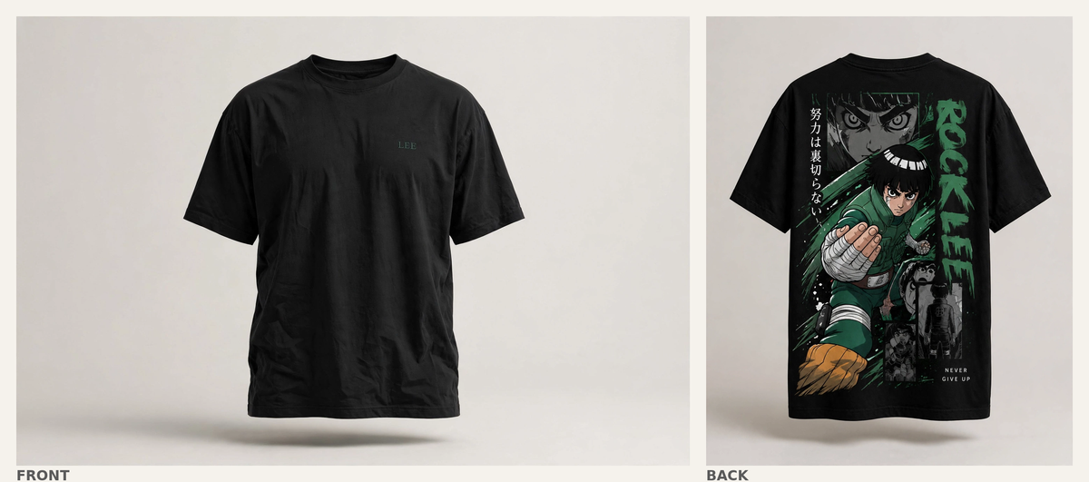 Rock Lee - Front and back