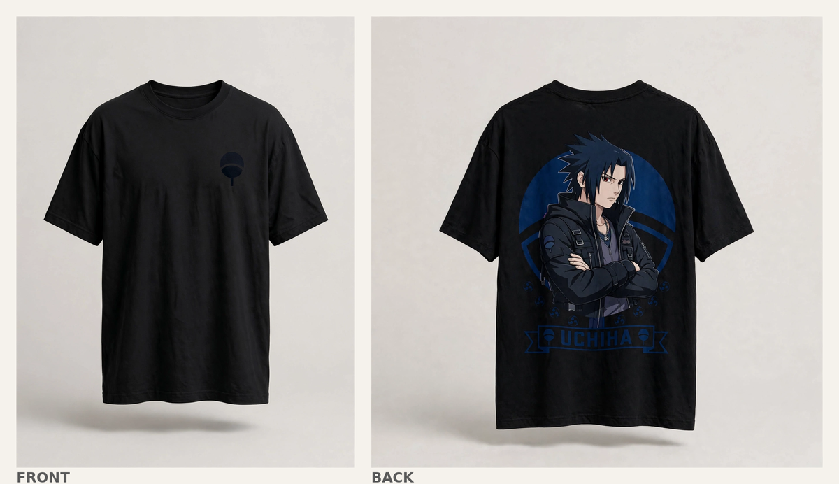 Sasuke Uchiha - Front and back