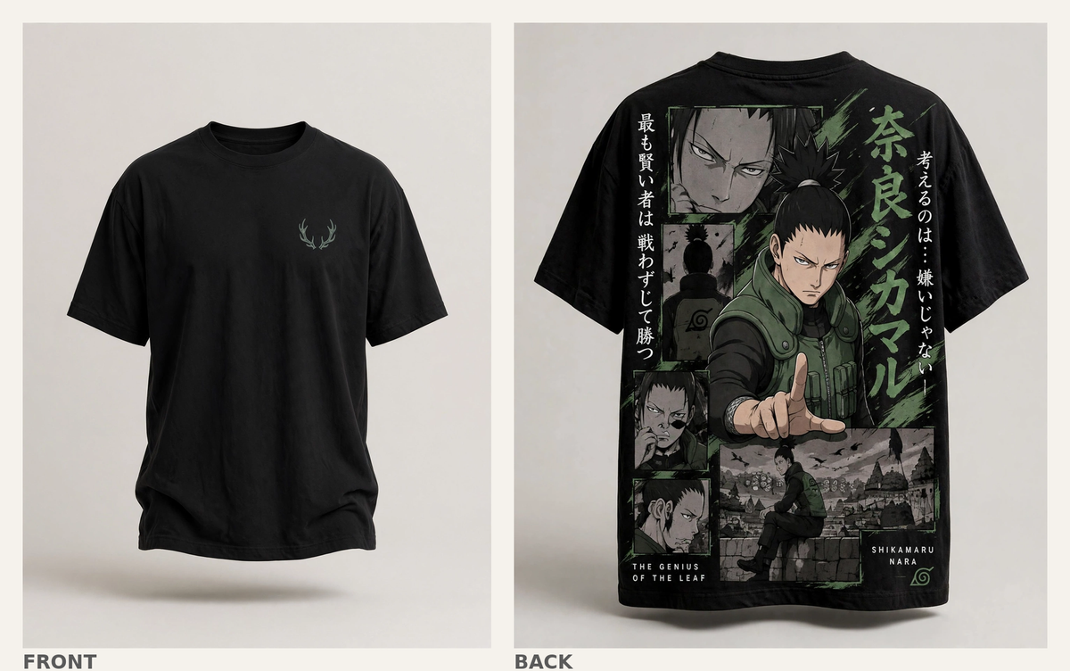 Shikamaru Nara - Front and back