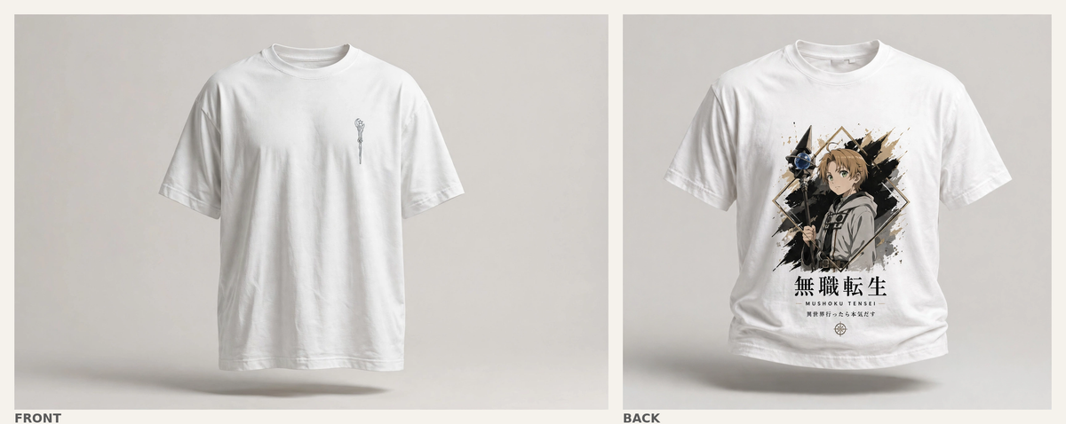 Rudeus Greyrat - Front and back
