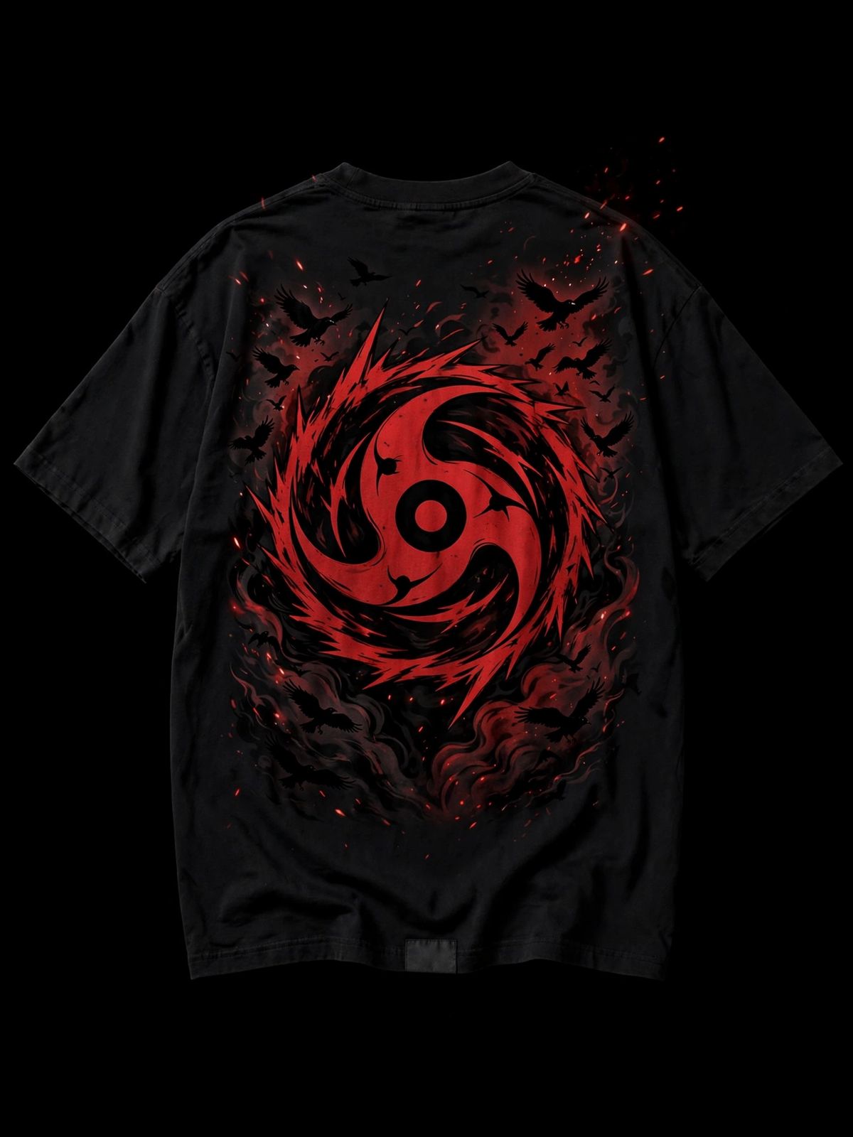Itachi Uchiha - Mangekyo Crows - Back