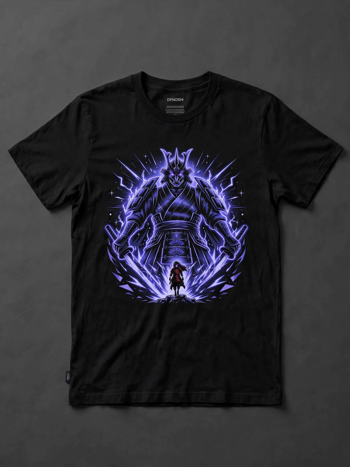 Madara Uchiha - Perfect Susanoo Black Tee — front view