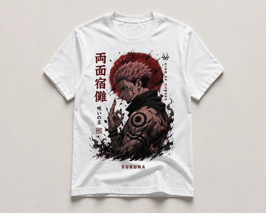 Ryomen Sukuna – King of Curses White Tee